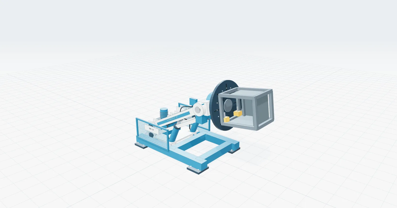 Hydraulic Welding Positioner EWP-3T: 3,000 kg Lift, Tilt and 360° Rotation